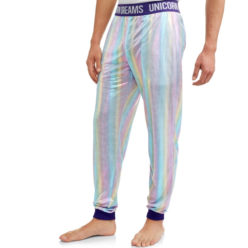 Unicorn Dreams Iridescent Jogger Lounge Pajamas
